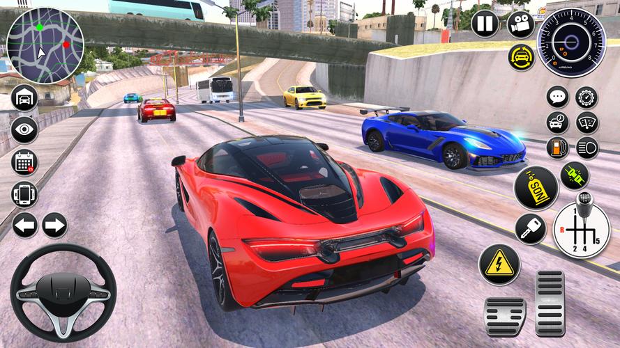 Car Games 3D City Car Driving Captura de pantalla 4