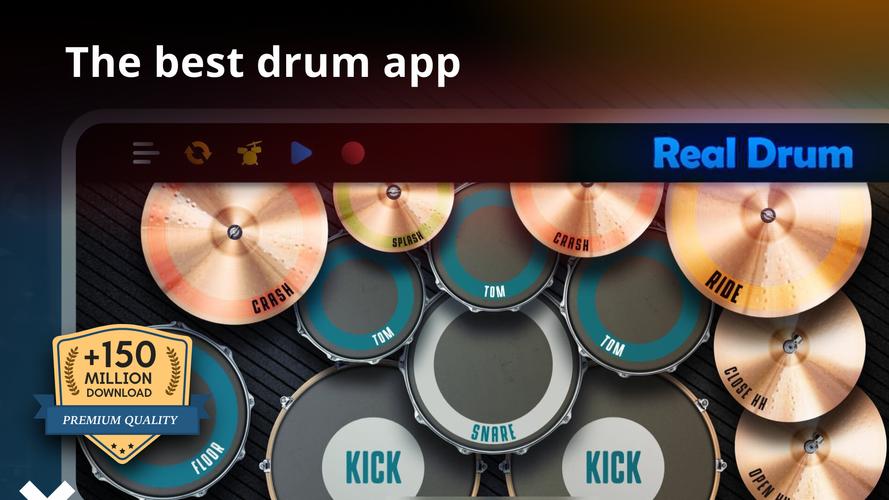 Real Drum: 演奏电鼓组应用截图第1张