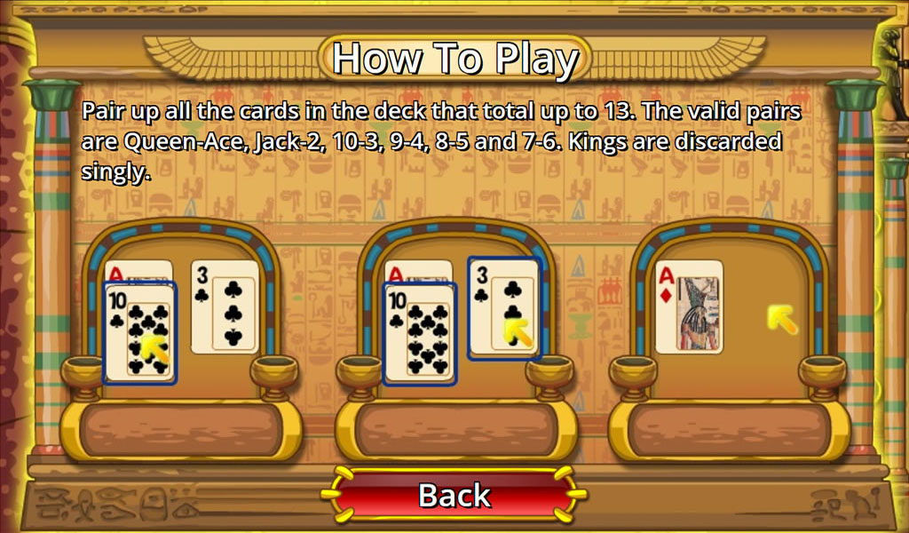 Egypt Pyramid Solitaire スクリーンショット 1