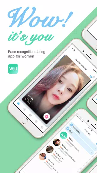 WowU– Face recognition Dating, Meet Singles & Chat應用截圖第1張