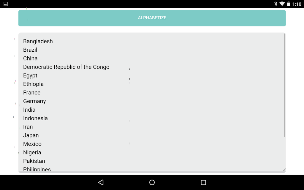 Alphabetizer ภาพหน้าจอ 2