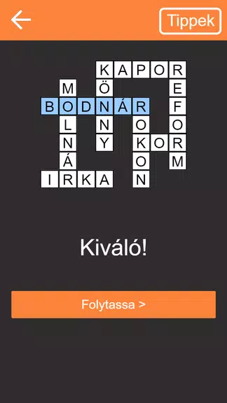 Schermata Keresztrejtvény 3