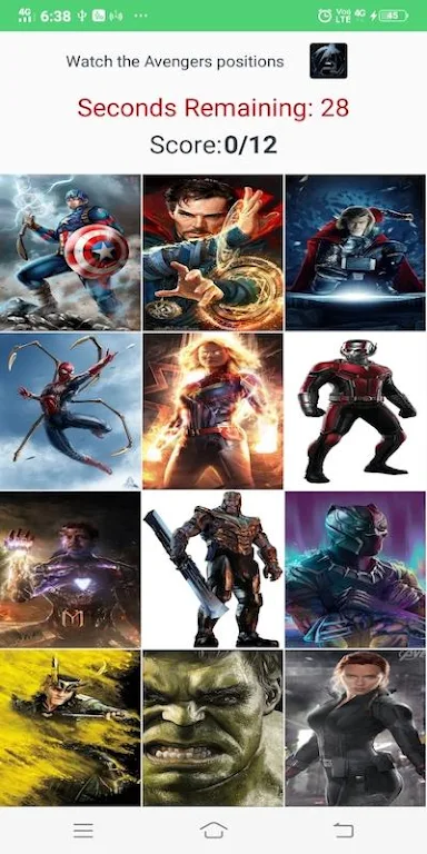 Avengers Cards Flip Game Screenshot 4