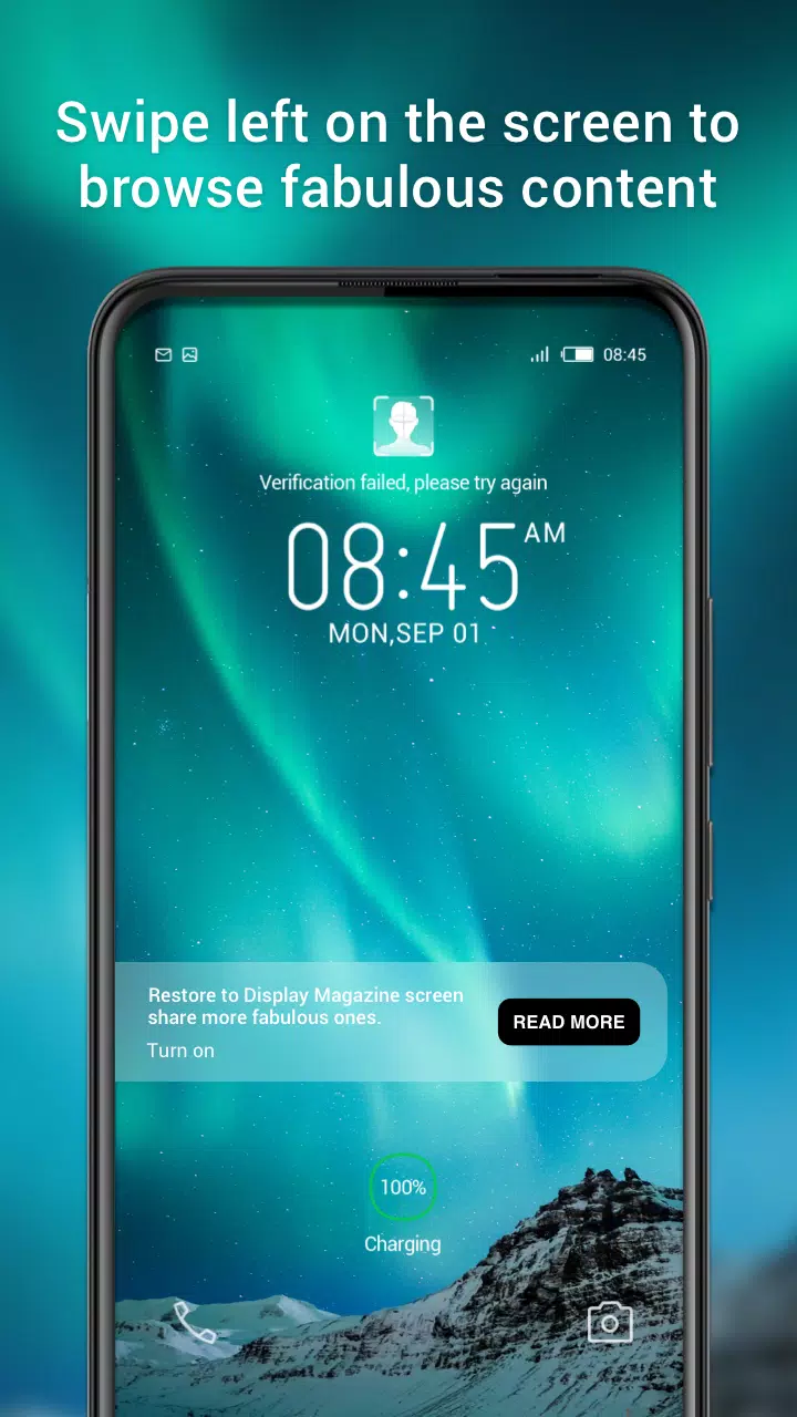 Schermata Magazine Lockscreen XOS 4