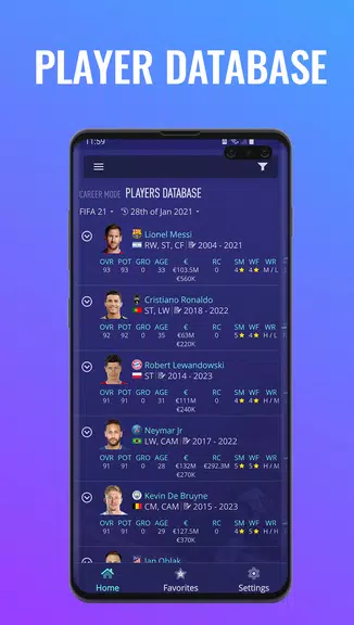 FCM - Career Mode 24 Database स्क्रीनशॉट 4
