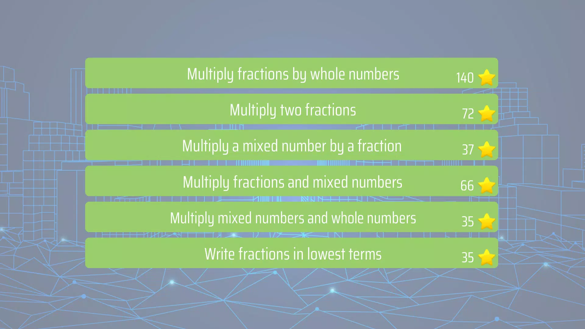 Multiplying Fractions 스크린샷 1