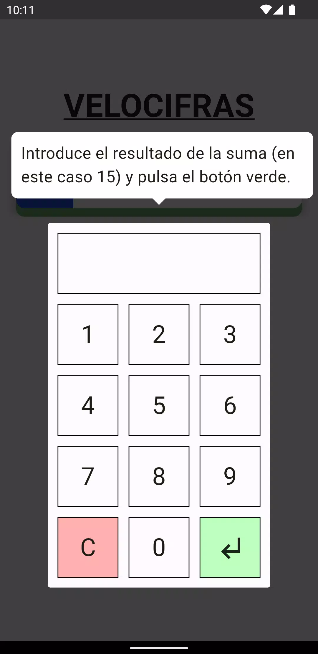 Velocifras - Juego Matrículas Screenshot 3