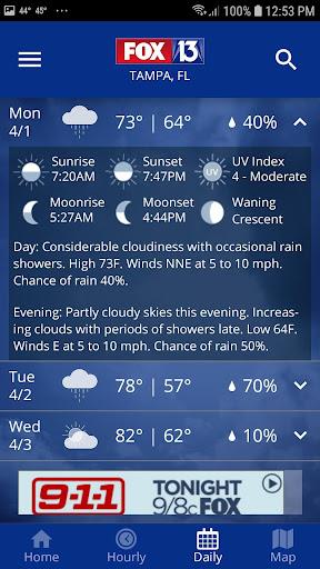 FOX 13 Tampa: SkyTower Weather Schermafbeelding 3