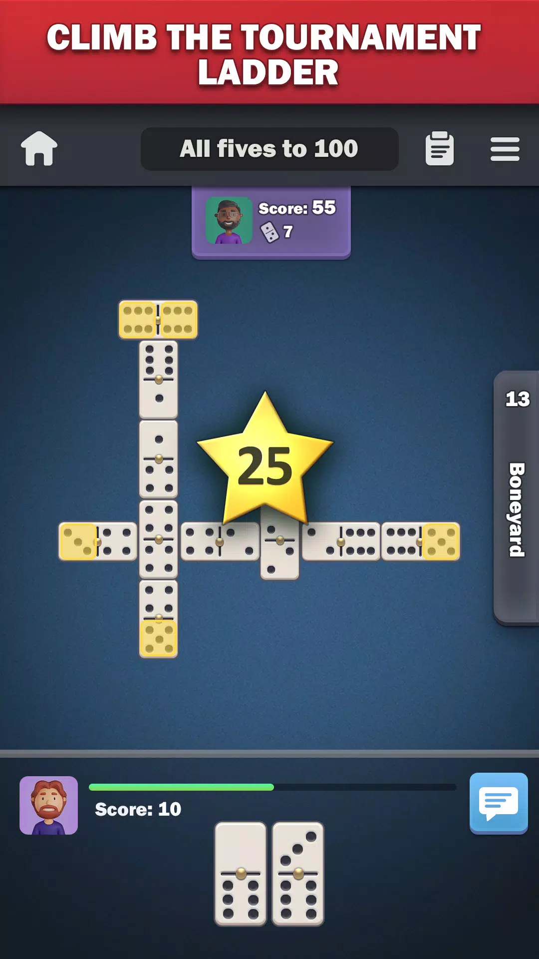 Dominoes online - play Domino! Ảnh chụp màn hình 3