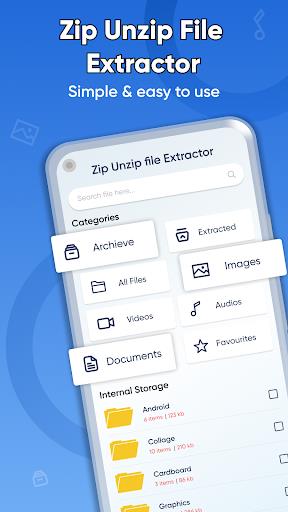 Zip File Reader 7zip Extractor Zrzut ekranu 1