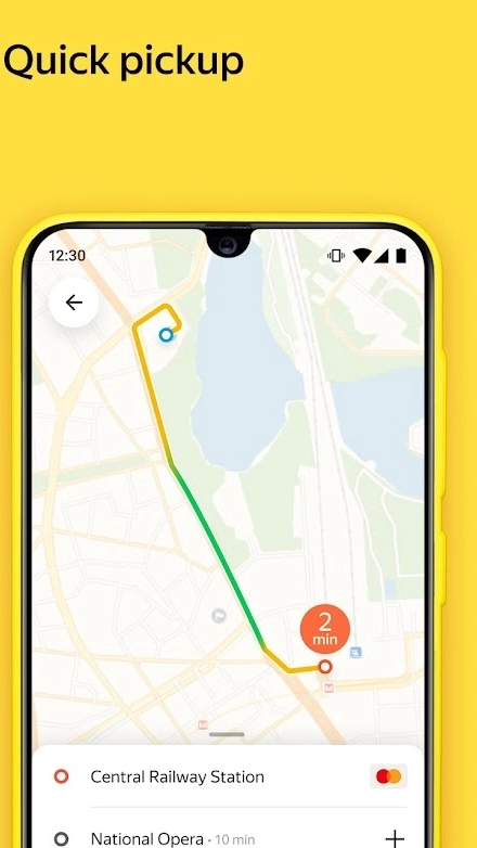 Yandex Go: taxi and delivery Zrzut ekranu 1