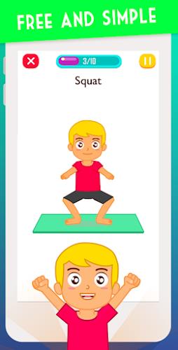 Exercise for Kids at home Zrzut ekranu 3