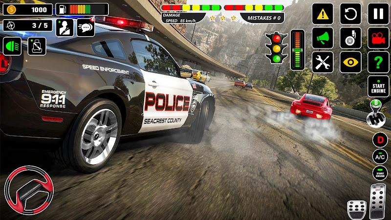 Highway Police Car Chase Games ဖန်သားပြင်ဓာတ်ပုံ 3