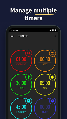 MultiTimer: Multiple timers Zrzut ekranu 1