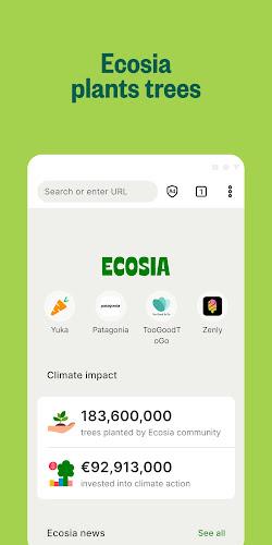 Ecosia: Browse to plant trees Captura de tela 2