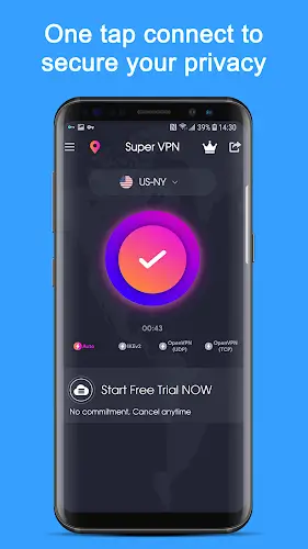 VPN Proxy Speed - Super VPN ภาพหน้าจอ 1