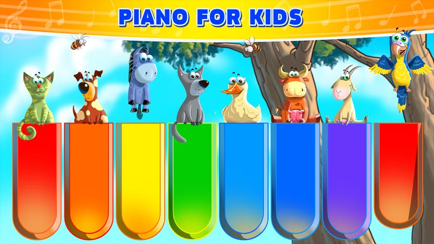 Baby Zoo Piano Games for Kids Captura de tela 1