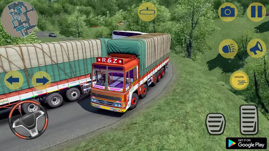 Indian Truck Cargo Truck Games Captura de tela 3