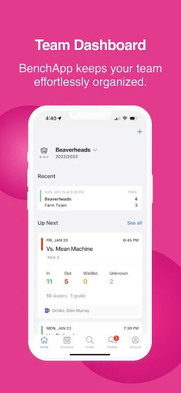 BenchApp - Sports Team Manager應用截圖第2張
