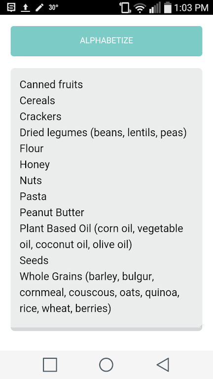Alphabetizer ภาพหน้าจอ 4