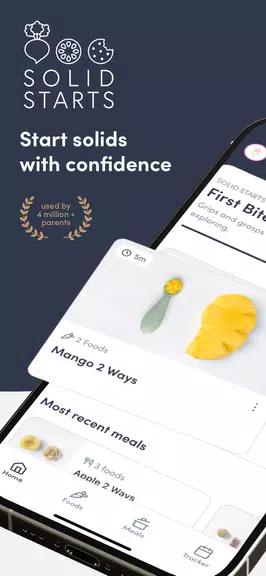 Schermata Solid Starts: Baby Food App 1