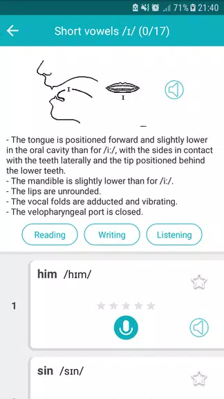 Speak English Pronunciation Captura de pantalla 2