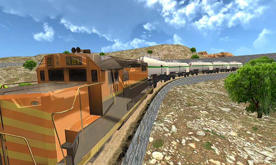 Oil Tanker Train Driving Sim Screenshot 2