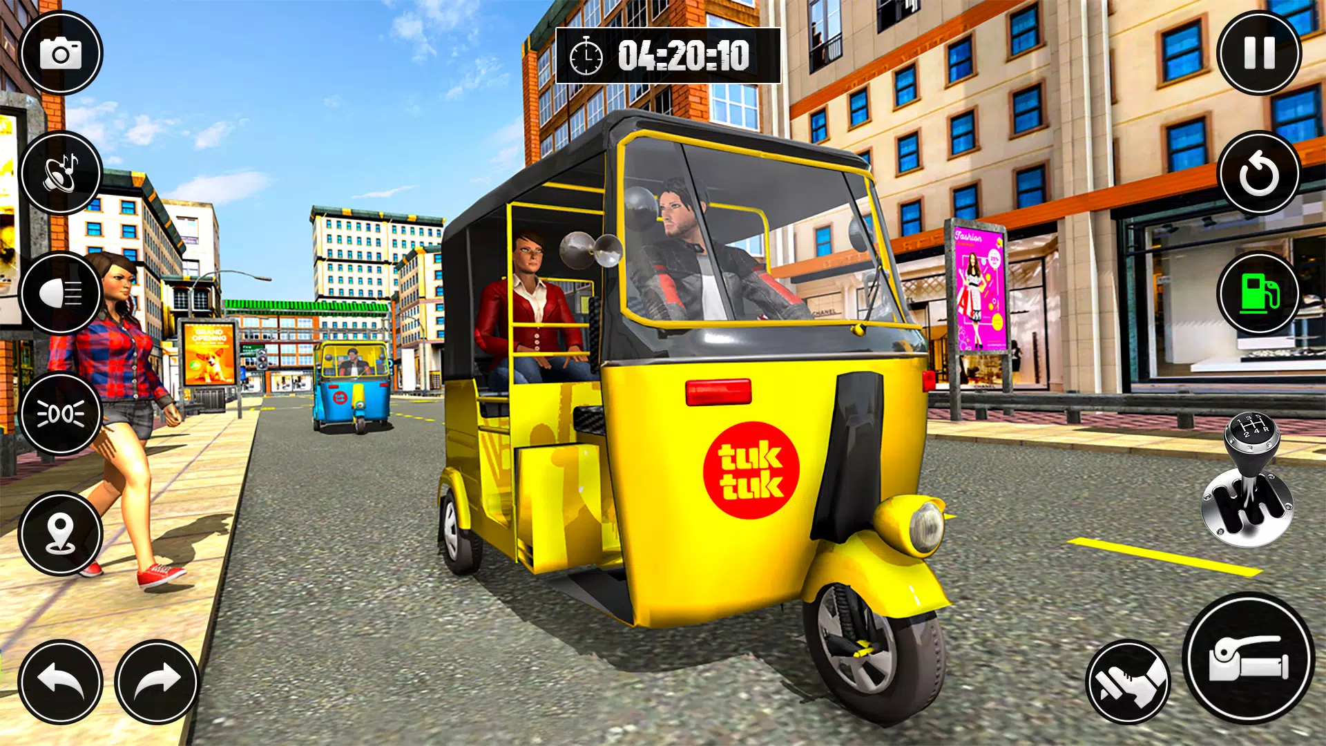 City Taxi Auto Rickshaw Game Screenshot 2