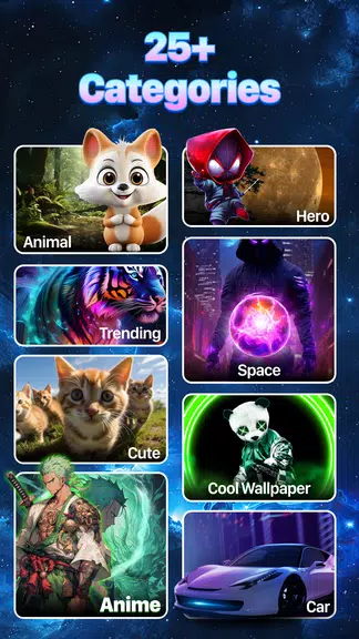 Schermata 3D Wallpaper - Cool Wallpapers 2