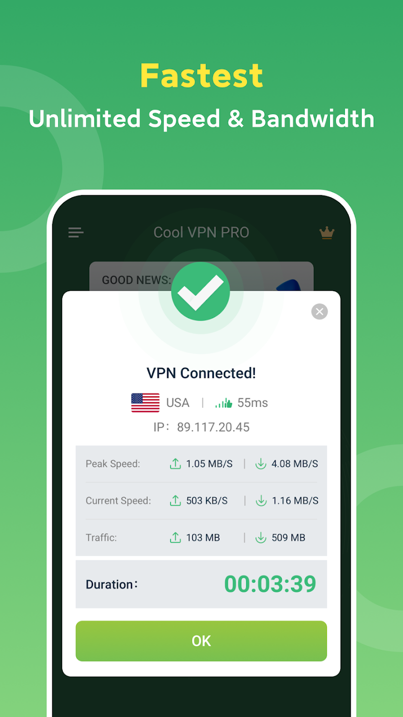 Schermata Cool VPN Pro 2