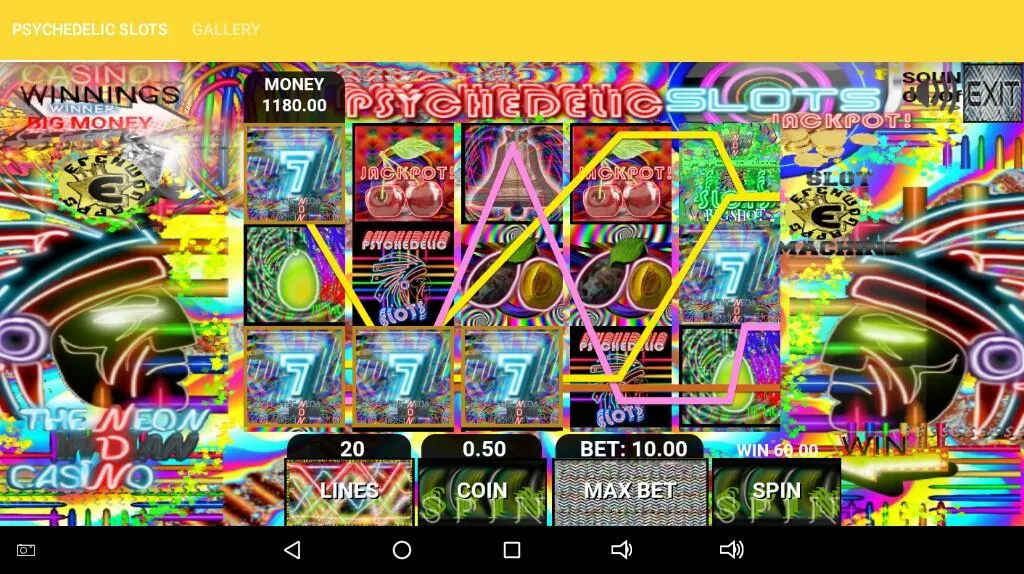 Psychedelic Slots Скриншот 4