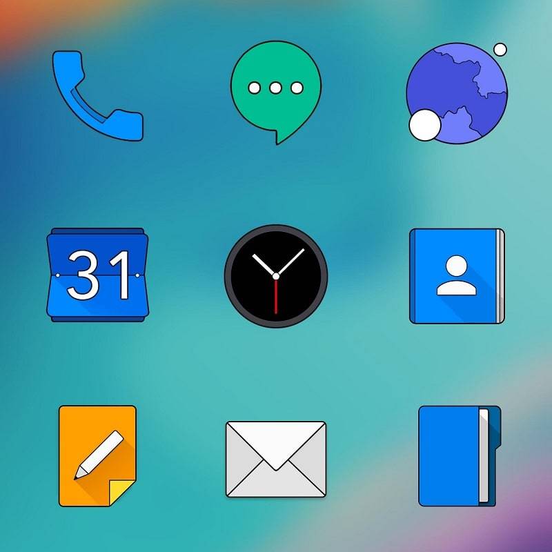 Oxigen HD – Icon Pack স্ক্রিনশট 1