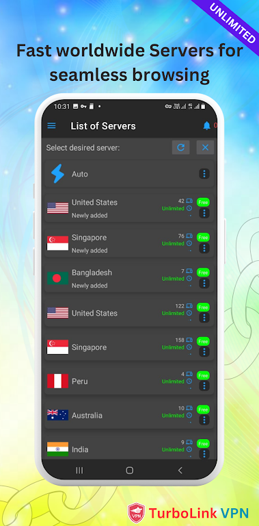 TurboLink VPN - Fast VPN Proxy Скриншот 2