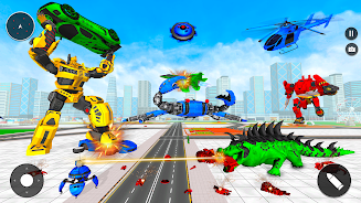 Animal Crocodile Robot Games 스크린샷 2