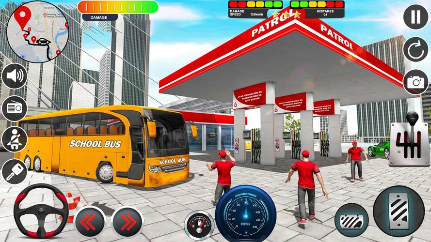 School Bus Simulator Bus Games Скриншот 2