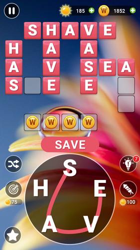Word Cross Flower Garden スクリーンショット 1