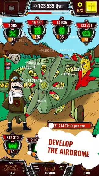 Aviator - idle clicker game Zrzut ekranu 1