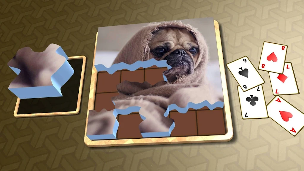 Jigsaw Solitaire - Dogs Zrzut ekranu 3