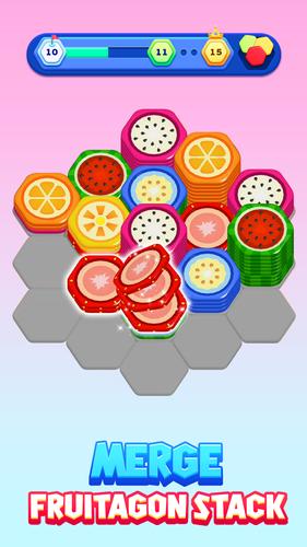Fruitagon: Stack Sort ภาพหน้าจอ 2