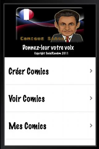 Schermata comic Sarkozy 1