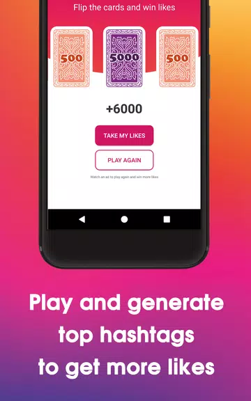 Schermata LikesBooster Free - Get More Likes using Hashtags 2