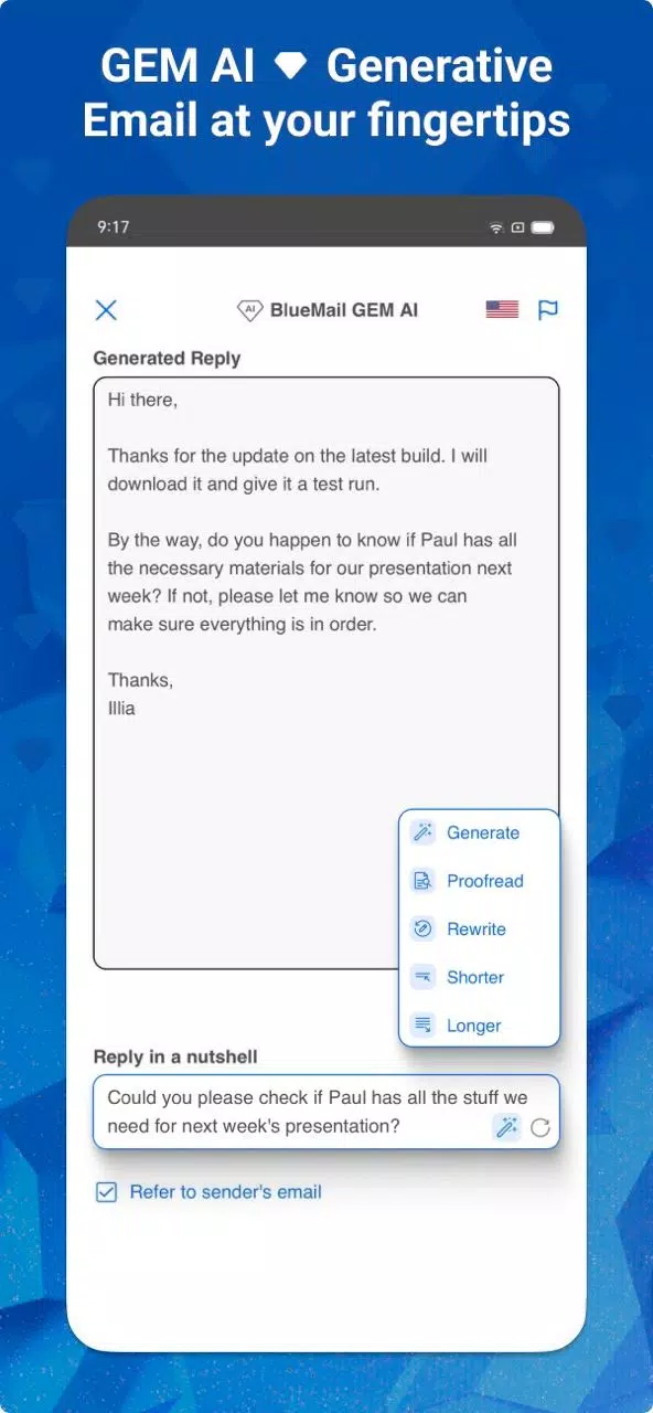 Email Blue Mail - Calendar应用截图第4张