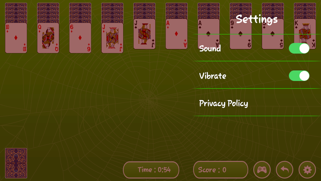 Solitario Spider應用截圖第3張