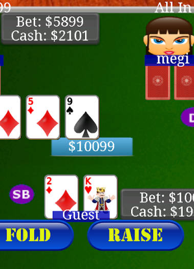 Texas Holdem Poker Bil应用截图第2张