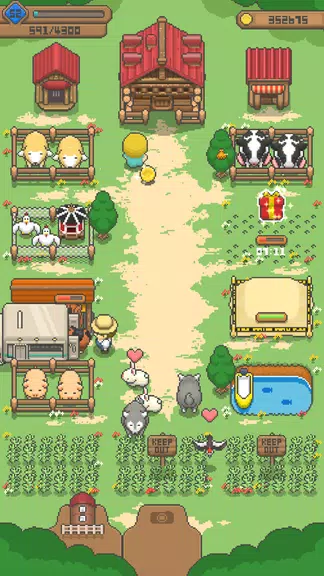 Tiny Pixel Farm - Simple Game ภาพหน้าจอ 2