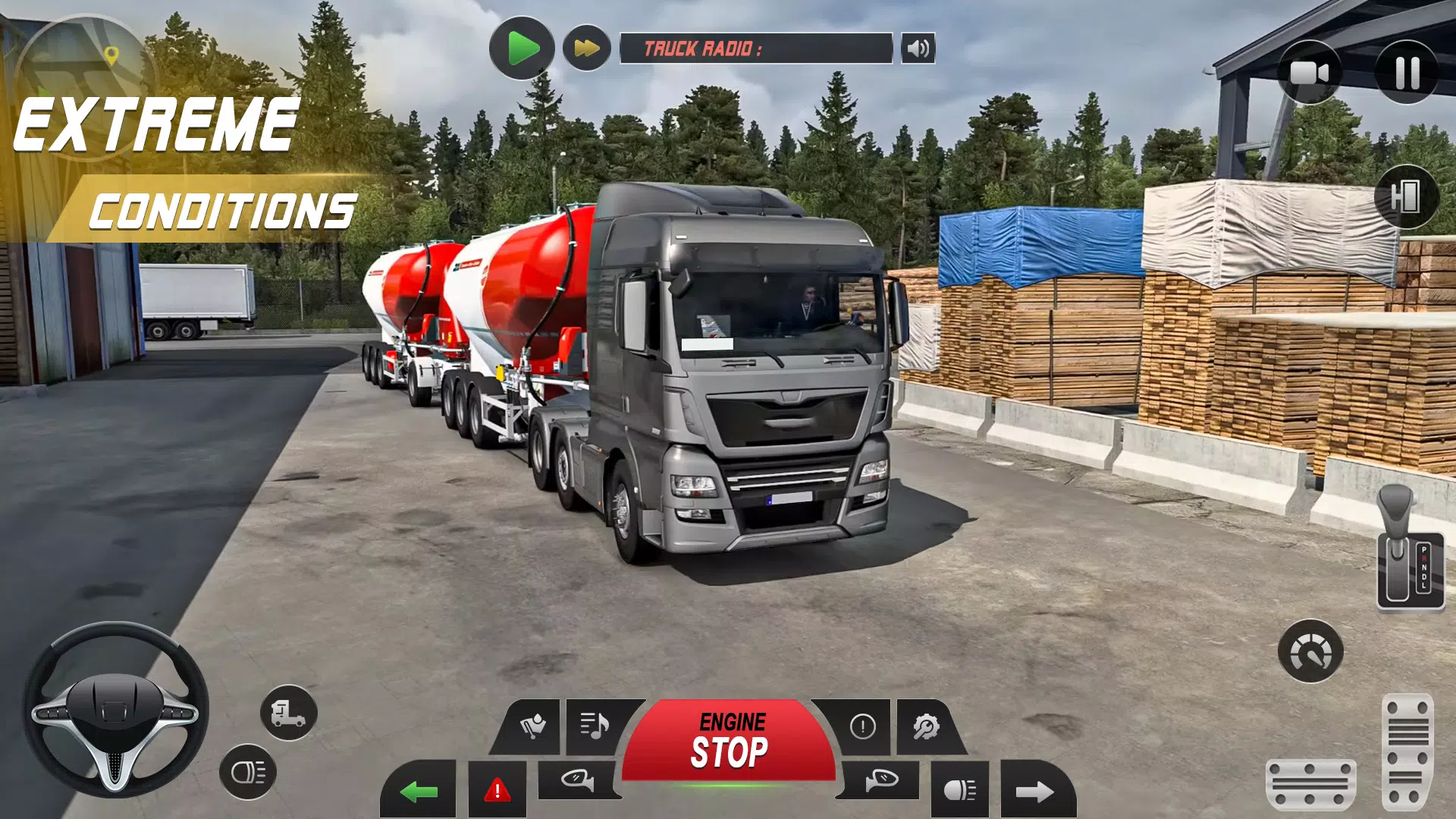 Euro Truck Driving Game 3d স্ক্রিনশট 2