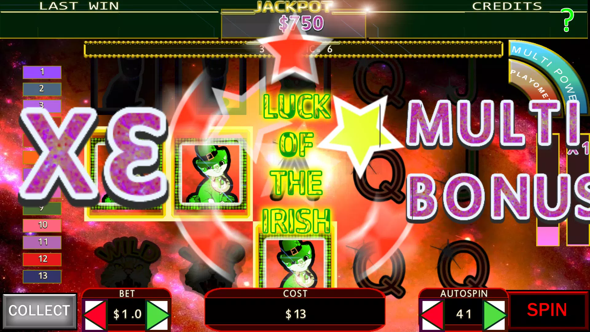 Lucky Beckoning Kitty Fruit Machine 스크린샷 1