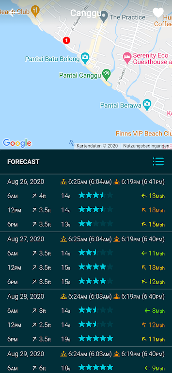 Spotadvisor Surf Forecast Ekran Görüntüsü 3