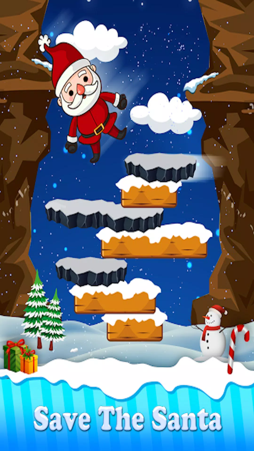 Christmas Game Santa Jump 2024 ဖန်သားပြင်ဓာတ်ပုံ 1