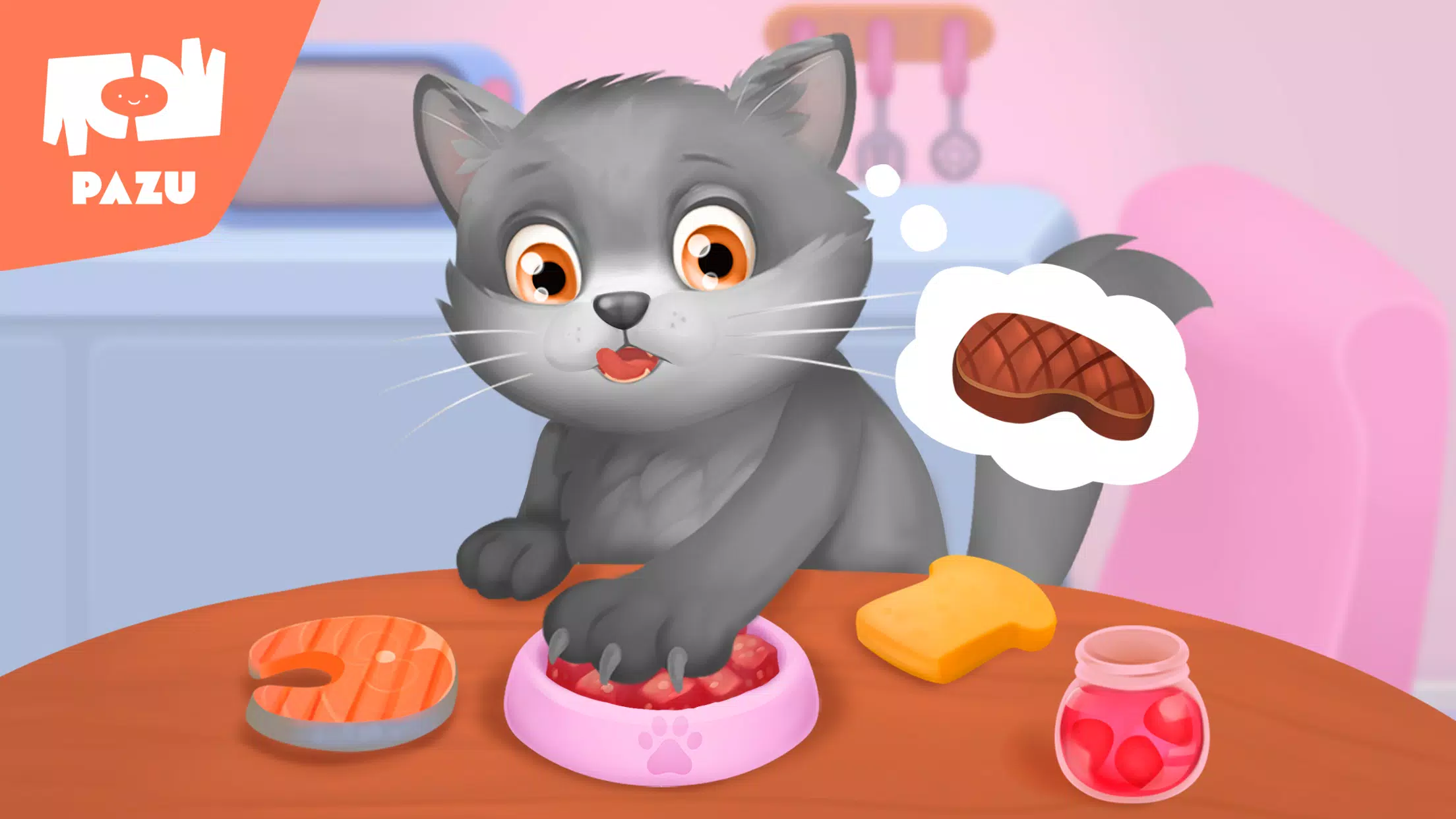 Cat game - Pet Care & Dress up স্ক্রিনশট 3